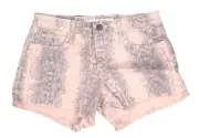 Joe's Jeans Womens Size Small Rose Dust Snake Pink Low Rise Cut Off Shorts