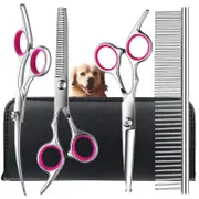 4CR Titanium Coated Dog Scissors Kit
