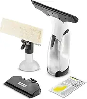 Kärcher Window Vac WV 2 Plus N, Battery Running Time: 35 min, LED Display for Battery Status, 2 Suction Nozzles, Spray Bottle with Microfibre Cloth, 20 ml Window Cleaner Concentrate