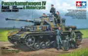 Tamiya 25209 1/35 Scale Model Kit WWII German Tank Panzer IV Ausf.G w/Motorcycle