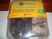 H.S, Strut 4 Piece CAMO Accessory Kit- Head Net,Net Gloves,Gun Rest Strut Pouch