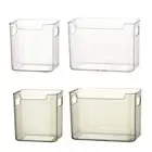 Stackable Fridge Organizer Rack Thicken Fridge Storage Bin Kitchen Organizer