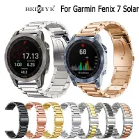 在飛比找蝦皮商城優惠-Garmin Fenix 7 Solar金屬錶帶 不鏽鋼錶帶