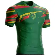 Customisable Cameroon Football Jersey CR-4 Cameroon Flag, in premium microfiber