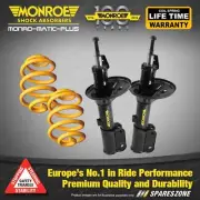 Front Lowered Monroe Shock Absorbers King Springs for HYUNDAI GETZ 4cyl Hatch (for: Hyundai)
