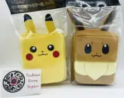 Pokemon Pikachu & Eevee Plush Card Deck Case Set Scarlet & Violet NEW Japan 2024