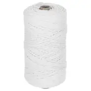 Natural Macrame Cord 2mm x 219 Yards Cotton Macrame Rope, Light White