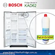 Bosch Premium Internal Replacement Filter Part CS-52, 5586605 for Fridge KAD62