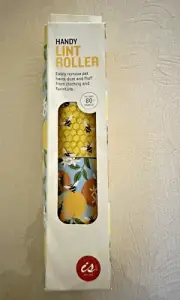 Handy Lint Roller (80 Sheets) Remover Pet Hairs, Dust & Fluff Clothing Furniture