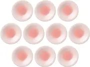 Set of 10 Merrow Pink 7.5 Plates [9.1 x 1.2 inches (23 x 3 cm) | Setomonohonpo