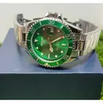 瑞士KINYUED國王機械錶 時尚經典綠水鬼自動上鍊機械鋼錶