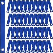 uxcell 40-Pack Tree Straps for Staking,1.5 Inch x 15.7 Inch Tree Support Straps Nylon Tree Strap for Leaning Tree Protection/Plant Support, Straightening[Blue]