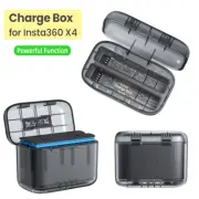 Fit For Insta360 X4 Camera Fast Charging Case Smart Battery Charger Charging Box