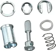 Rynplex 7PCS Door Lock Cylinder Repair Kit Front Left Right Replacement Parts, for, for VW, MK4, for, for Golf, for, for Bora, Lock Door Ignition Barrel