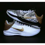 NIKE KOBE 5 PROTRO BIG STAGE 黑白金 籃球 步 CT8014-100 慢跑鞋