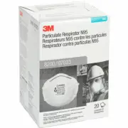 *20-Pieces* 3M N95 Health Care Particulate Respirator Face Mask 8200