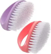HAPINARY Nail Brush for Cleaning Fingernails Fingernail Cleaning Brush Set Candy Color Gentle Bristles for Easy Use