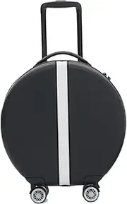 [BIRJXVTO] Carry-on Suitcase Luggage 18 Inch Carry On Lugage Round Suitcases with Wheels Portable Lugage Scratch Resistant Carry-on Suitcases Carry On Luggages