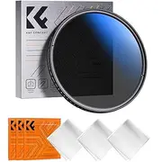 K&F Concept 46mm True Color Variable ND2-400 (1-9 Stops) ND Lens Filter Adjustable Neutral Density Filter with 18 Multi-Layer Coatings for Camera Lens (K-Series)