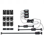 VEVOR Digital Readout, 152.4 mm & 304.8 mm & 609.6 mm, Linear Scale 3 Axis DRO Display Kit with L-Shaped Brackets Z-Shaped Brackets Thickened Plates S