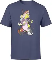 [VidiAmazing] Cat Crazy Old Lady Meowy Christmas Kitten Funny Xmas Gift T-Shirt