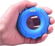 Dynamometer, Mini Hand Gripper Trainer Forearm Carpal Expander Dynamometer Strengthen Training Finger Exersiser Grip Strength k1 for Force(Blue)