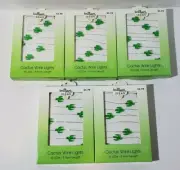 Lot (5) Packs Of Brilliant Ideas Cactus Wire Lights 15 LEDs 5' Length Target New