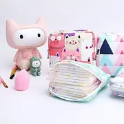 domoi Cute Large Capacity Sanitary Napkin Storage Bags Cartoon Physiological Period Tampon Organiser Bag Mini Bag C