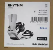 Snowboard Bindings SALOMON Rhythm White Size S Small NEW