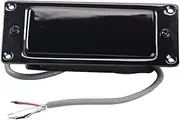 JOINPAYA Mini Guitar Humbucker Pickup Durable Black Guitar Pickup with Conductor Cable for Classic Warm Sound and Enhanced Output for Guitarists and Musicians
