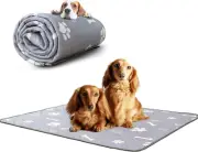 Washable Pee Pads for Dogs, 2 Pack Reusable Puppy Pads Super Absorbent Leakpr...