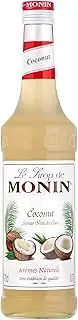 MONIN Coconut Syrup, Sweet and Rich, Great for Cocktails and Smooties, Gluten-Free, Vegan, Non-GMO, 700ml