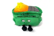 Punchkins Dumpster Everything is Fine Stuffed Plush Kids Children Cuddle Toy