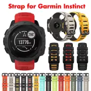 Silicone Strap For Garmin Instinct Tide Esports Solar Tactical Sport Watch Band