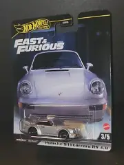 HOT WHEELS FAST & FURIOUS #3/5 PORSCHE 911 CARRERA RS 3.8--REAL RIDERS