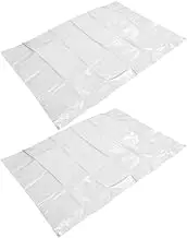 2pcs Suck Air Bag Storage Bags for Moving Zip Storage Bags Safe Reusable Space-Saving