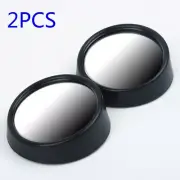 Car Blind Spot Mirror Wide Angle Mirror Rotator Adjustable Convex Rear View.