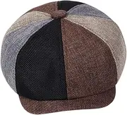 [Oshhni] Beret Hat Summer Headwear Cabbie Hat for Fishing Outdoor Traveling Hiking Adults