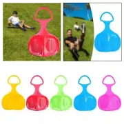 Snow Sled Heavy Duty Sand Sliding Sled Skiing Board Large Winter Toy with Handle