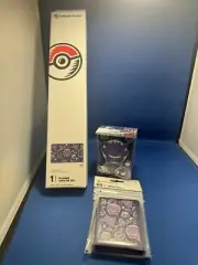 Pokemon Center Official Sleeves Deck Box Playmat Ghostly Gathering Gengar New