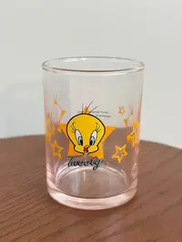 在飛比找Yahoo!奇摩拍賣優惠-日本中古 華納 兔八哥 崔弟 翠兒 卡通玻璃杯