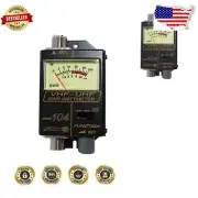 Portable 104 Channel SWR-Power Meter for Ham & CB Radios – 120-500 MHz
