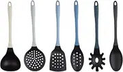 [MasterChef] Kitchen Utensils, Kitchen Utensils, Cooking Utensils Including Cooking Spoon Set, Baking Utensils, Non-Stick Coating, Scratch-Resistant and Heat Resistant Cookware, Dishwasher Safe, Blue