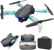 Drone with Camera,Foldable Drones,Under 360g,20 Mins Flight,One Key Start/Return,Headless Mode Adjustable Speeds 360° Flip Gravity Sensing Beauty Shooting Drone for Kids Beginners
