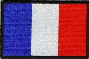 FRANCE - FLAG - IRON or SEW-ON PATCH