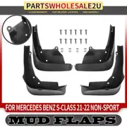4Pcs Splash Guards Mud Flaps for Mercedes-Benz W223 V223 S450L S500 S580 Sedan