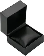 CATIEBYE Box Chic Bracelet Organizing Case Durable PU Storage Box with Soft Pillow for Jewelry for Watches Bracelets Necklaces Rings Compact Lightweight Design for