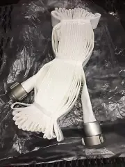Pin Rack Fire Hose , Single Jacket 1-1/2 ID, 50 Ft L White. 3ATP1