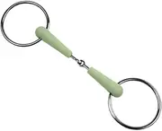 ＫＬＫＣＭＳ Snaffle Bit Horse Ring Bit Lightweight Apple Flavor Loose Ring Snaffle Bit Snaffle Mouthpiece Bit for Competition Performance