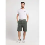 Replay Mens Cotton Casual Shorts Comfort Fit Green